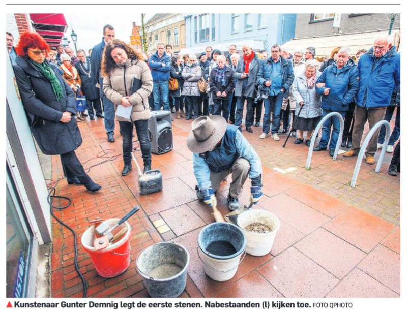 Struikelstenen voor Joodse slachtoffers